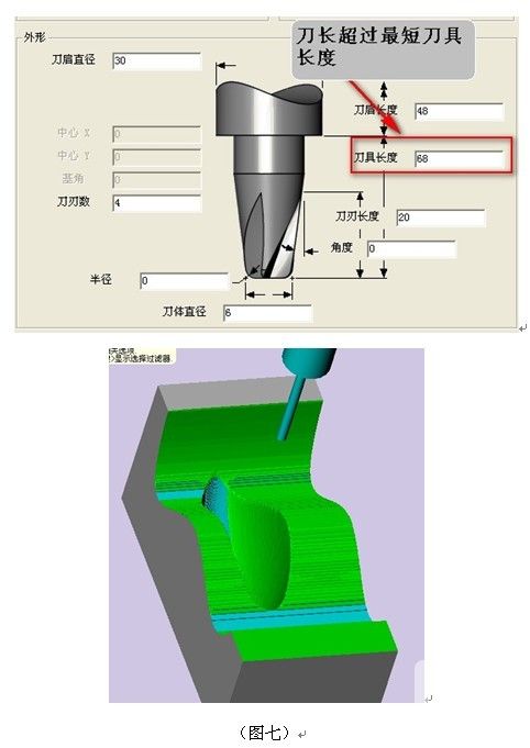 計算最短刀具長度