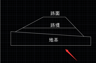 CAD畫道路土方斷面圖的教程