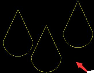 怎樣在CAD中快速繪制水滴？