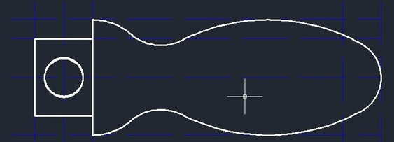 CAD如何設(shè)計(jì)簡(jiǎn)單的手柄？