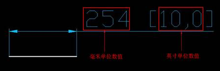 CAD同時標注單位數(shù)值技巧