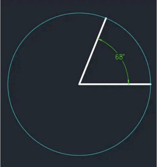 CAD如何等分角度